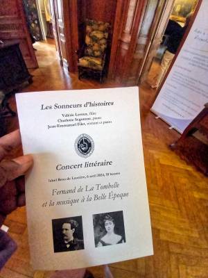 Programme du concert